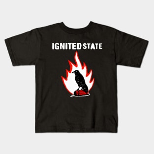 IGNITED STATE FLAME Kids T-Shirt